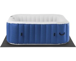 Uniprodo - Opblaasbare whirlpool - 900 l - 6 personen - 130 jets - donkerblauw / wit