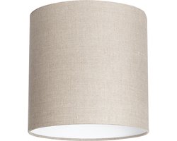 Uniqq Lampenkap stof grijs linnen Ø 20 cm – 20 cm hoog