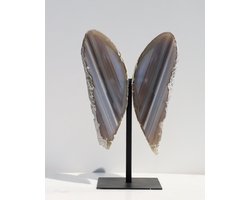 Unique Gemstones - Agaat vlinder op standaard - Edelstenen en Mineralen - Kristallen - Spiritualiteit - Woondecoratie