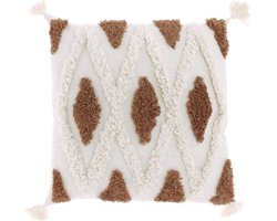 Unique Living - Alys kussen - 45x45cm - kokosnoot