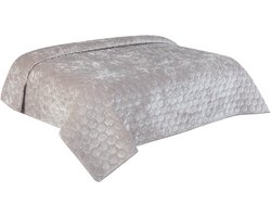 Unique Living - Bedsprei Peggy 170x220cm light grey