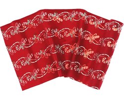 Unique Living - Decofabric Candy Cane Red - 28x300cm