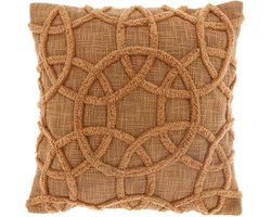 Unique Living - Everon kussen - 45x45cm - camel