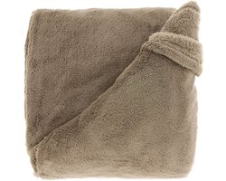 Unique Living | Justin plaid 150x200cm taupe