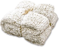 Unique Living Knut - Fleece - Plaid - 150x200 cm - Honey