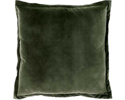 Unique Living - Kussen Basics - 50x50cm - wintergroen