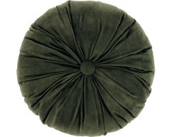 Unique Living - Kussen Basics - Ø40 cm - wintergroen