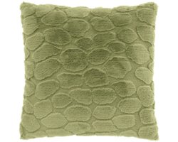 Unique Living kussen Daaf tea green 45 x 45 cm