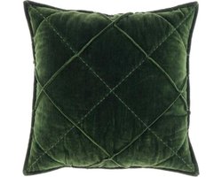 Unique Living - Kussen Doutzen 45x45cm Pesto