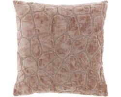 Unique Living - Kussen Elina 45x45cm Old Pink