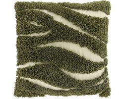 Unique Living - Kussen Marina - 45x45cm - theegroen
