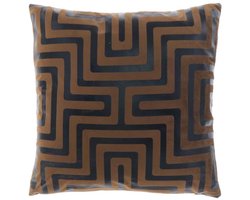 Unique Living | Kussen Mason 45x45cm bison brown | Kussen woonkamer of slaapkamer