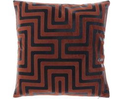Unique Living | Kussen Mason 45x45cm redwood | Kussen woonkamer of slaapkamer