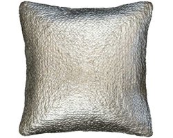 Unique Living - Kussen Metallic - 45x45cm - Zilver