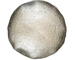Unique Living - Kussen Metallic - Øxcm - Zilver