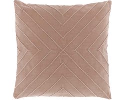 Unique Living | Kussen Silva 45x45cm old pink | Kussen woonkamer of slaapkamer