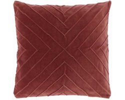 Unique Living | Kussen Silva 45x45cm redwood | Kussen woonkamer of slaapkamer