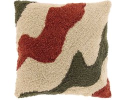 Unique Living - Kussen Stef Print - 45x45cm - Rood