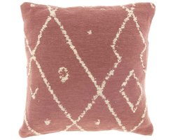 Unique Living - Kussen Tobi - 45x45cm - oudroze