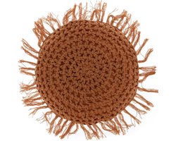 Unique Living - Kussen Tufo 45cm Ø Camel