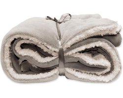 Unique Living Lars - Fleece Plaid - 150x200 cm - Chateau Grey