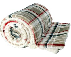 Unique Living | Larsson plaid 150x200cm taupe