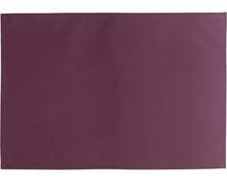 Unique Living | Placemat Outdoor | Rechthoekig | Polyester | Paars | 33x48cm