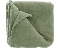Unique Living - Plaid Claudi - 130x160cm - Tea Green
