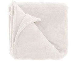 Unique Living - Plaid Claudi - dove white - 150x200cm
