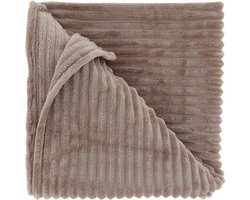 Unique Living - Plaid Dez Taupe - 150x200cm