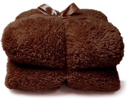 Unique Living - Plaid Teddy - 150x200cm - Brown
