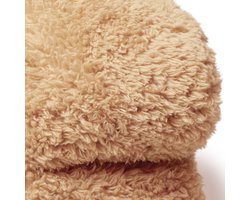 Unique Living Plaid Teddy - Polyester - Latte - 150x200 cm (BxH) - Fleece - Wasbaar
