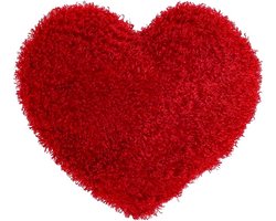 Unique Living - Sierkussen Love hart Red -45x45cm