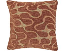 Unique Living - Sierkussen Lux 45x45cm - Orange Flame