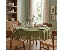 Unique Living - Tafelkleed Amira Tea Green -cm
