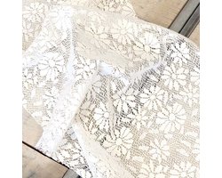 Unique Living - Tafelloper Foam Unique Outdoor 45x150cm Off White