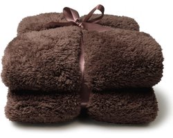 Unique Living | Teddy plaid 150x200cm taupe