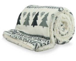 Unique Living | Wonderful plaid 130x160cm white