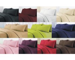 Univers Décor - DEKBEDOVERTREK PETAL 140 X 200 CM / 100% KATOEN / 57 DRADEN/CM² VOOR EENPERSOONSBED