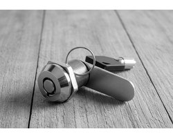 Universeel Cam Zylinderslot – Brievenbus, Kast & Lade Slot met Sleutel – 16/20/25/30mm Veiligheidsslot – Ronde Buis Slot voor Schrank, Kluis of Postbus – RVS Beveiligingsslot – Medahomestore