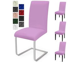 Universele Eetstoelhoezen Set van 4 - Stretch en Wasbaar voor Moderne Stoelen