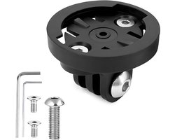 Universele Fietsadapter voor Action Camera's en Verlichting, Snelle Bevestiging, Geschikt voor Garmin Edge en GoPro, Gatafstand 22 mm