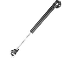 Universele gasveer (gasdrukveer) met beugels (60N/6kg, 244 mm, zwart)