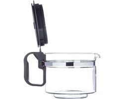 Universele glazen kan voor elektrische koffiemachine - 1 liter, transparant, handgreep, hoogte verstelbaar
