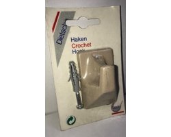 Universele handdoekhaak zelfklevend beige