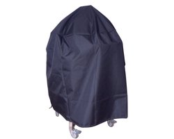 Universele Kamado BBQ Hoes - BBQ Accessoires - Waterdichte Barbecue Beschermhoes - Geschikt voor alle 18 tot 21 inch Kamado BBQ's - Zwart