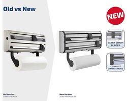 Universele Keukenrolhouder - Geschikt voor alle keuken - Ruimtebesparend en handig – Keukenpapierhouder