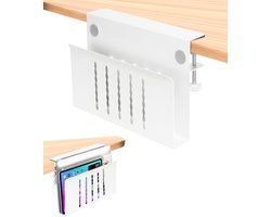 Universele Laptop Houder voor Onder Bureau - Met Ventilatiegaten en Klembevestiging