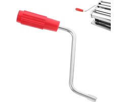Universele reservehandgreep voor pastamachine - Metalen zwengelgreep van ijzerlegering - Accessoires voor pastamachine - Huishoudelijke keukenapparatuur - Vervangende zwengel met robuust ontwerp