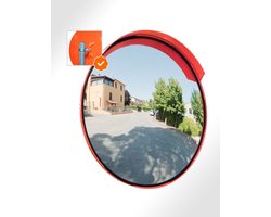 Universele ronde verkeersspiegel - oranje 800 mm